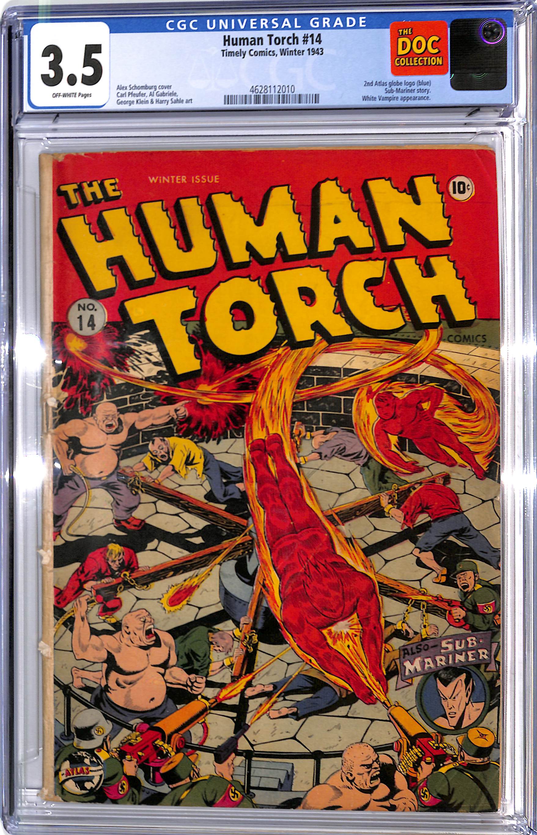 Exploded Human Comic Human Torch # 14 – Paradise Comics