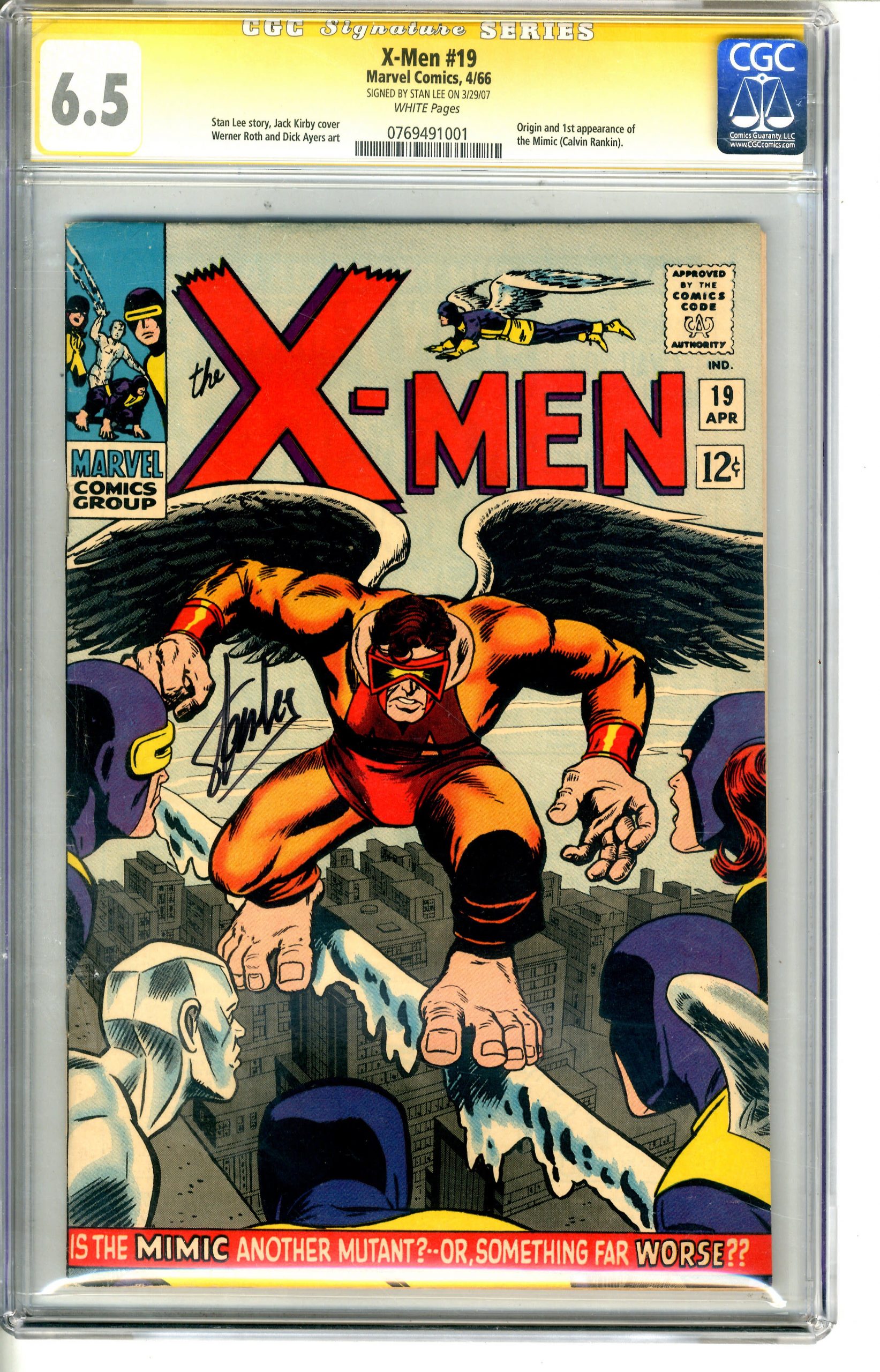 X-Men # 19 CGC SS 6.5 Stan Lee – Paradise Comics