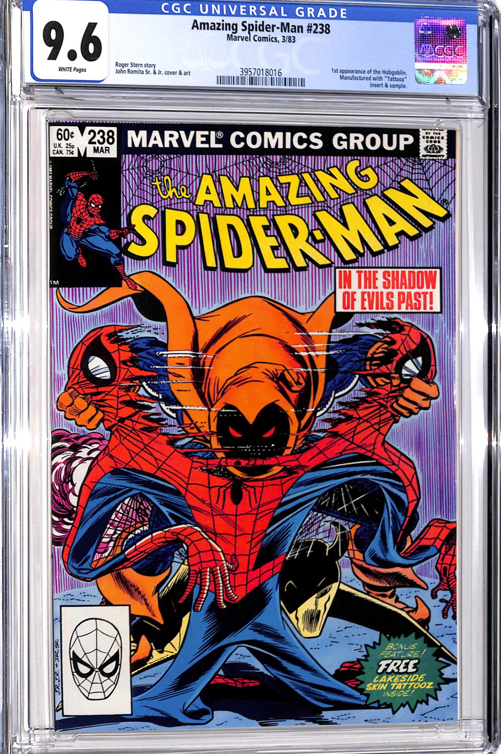 Amazing Spider-Man # 238 CGC 9.6