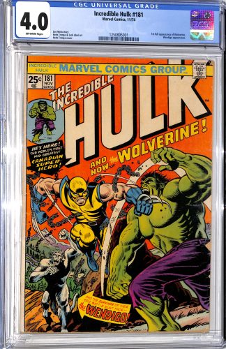 Incredible Hulk # 181 CGC 4.0
