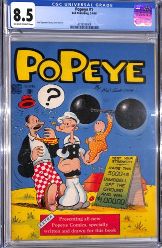 Popeye #   1 CGC 8.5