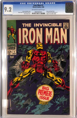 Iron Man #   1 CGC 9.2